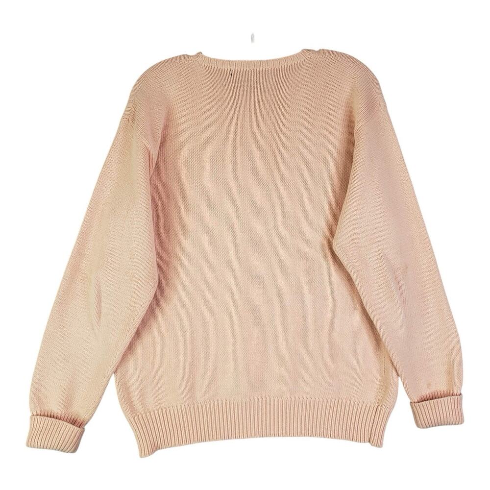 Polo Ralph Lauren Vtg Sweater Pullover Women’s Size S/M Knit Sherbet Peach - Picture 3 of 7